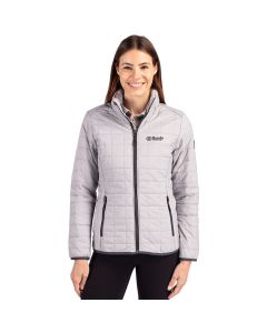 Cutter & Buck - Women's Rainier PrimaLoft Eco Insulated Full-Zip Puffer Jacket