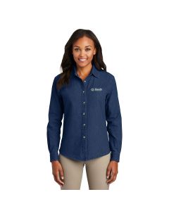 Port Authority - Ladies Long Sleeve Denim Shirt