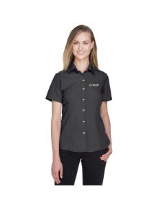 Harriton - Ladies Barbados Textured Camp Shirt