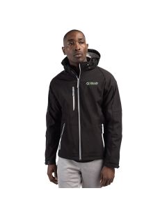 Clique - Men's Serac Stretch Softshell Hooded Full-Zip Jacket